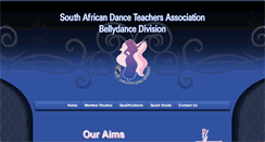 Desktop Screenshot of bellydancingsa.co.za