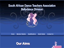 Tablet Screenshot of bellydancingsa.co.za
